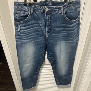 Time and Tru High Rise Skinny Jeans - Blue